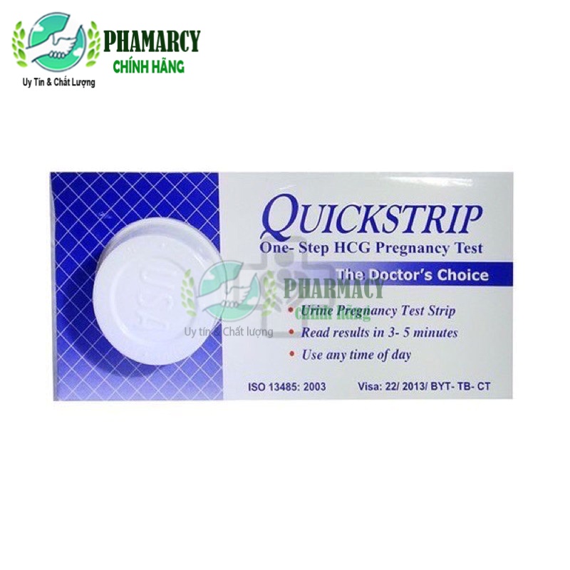 Que test thử thai kết quả siêu nhanh chính xác Quickstrip công nghệ USA [GIẤU TÊN KHI GIAO HÀNG]