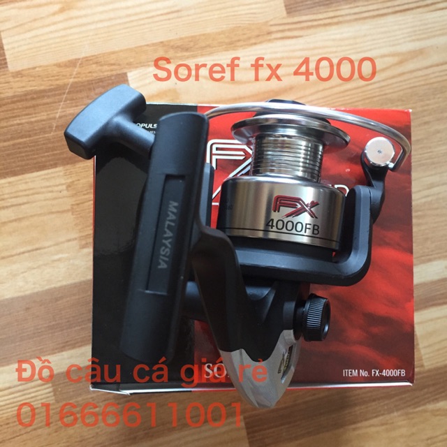 Máy câu cá Soref fx 4000 malaysia