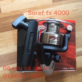 Máy câu cá Soref fx 4000 malaysia