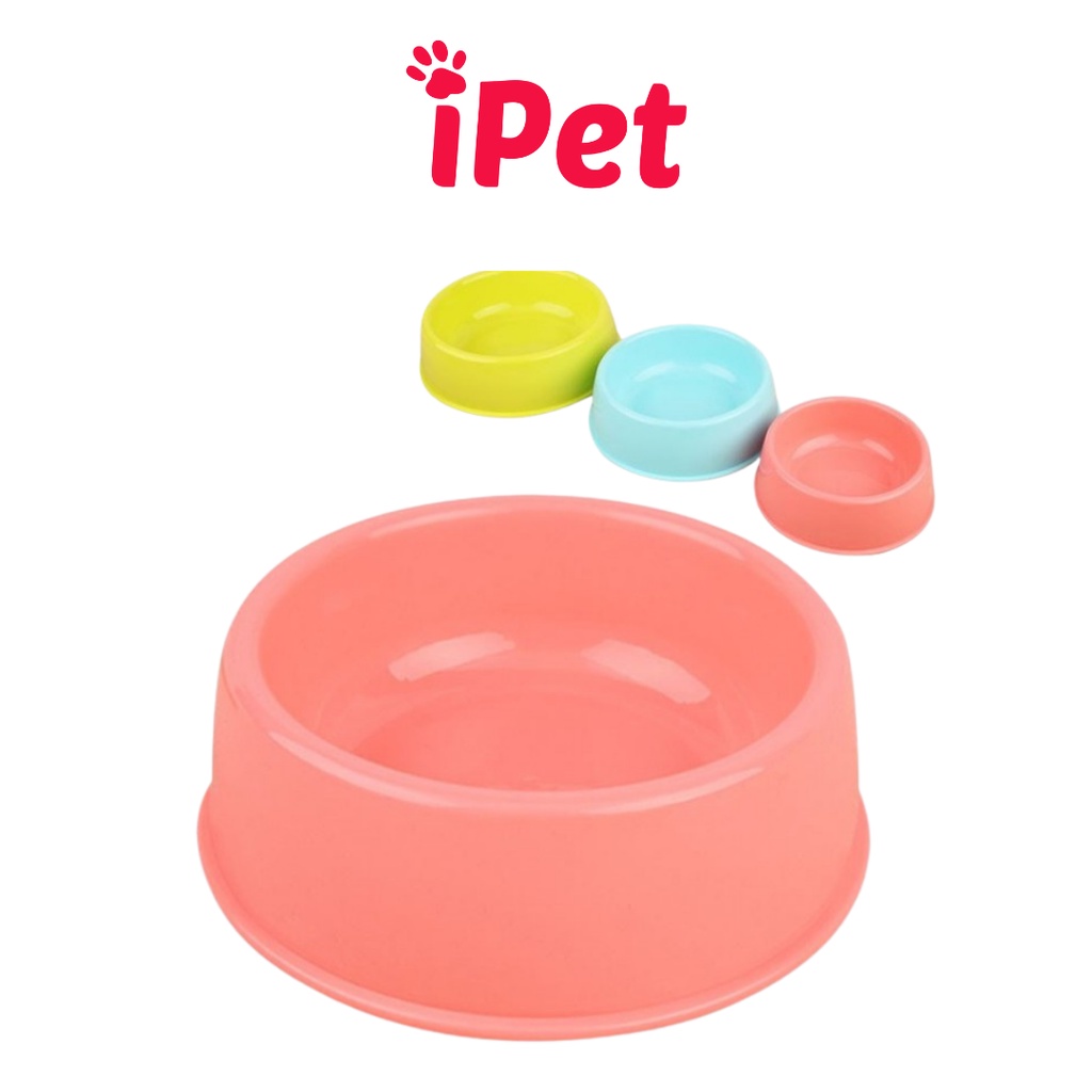 Bát Thức Ăn Đơn Nhiều Màu Cho Chó Mèo Thú Cưng - iPet Shop