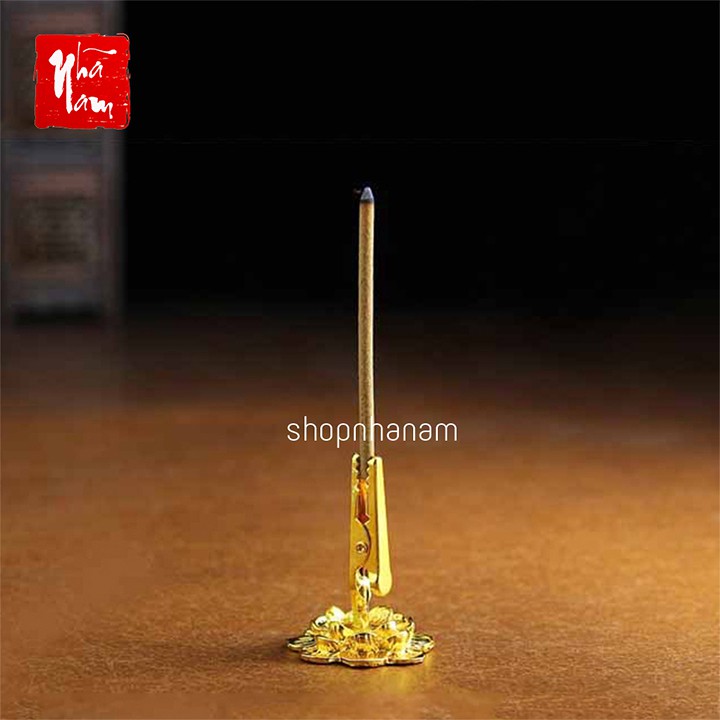 Đế cắm nhang vòng, đặt hương cây hình hoa đào thắp hương để lư trầm phụ kiện thác khói