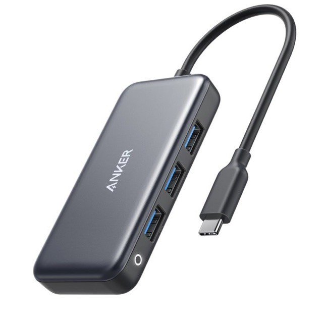 [Mã ELMS4 giảm 7% đơn 500K] Hub Type C ra cổng USB 3.0 Anker 4in1 hỗ trợ sạc nhanh PD 60W a8321