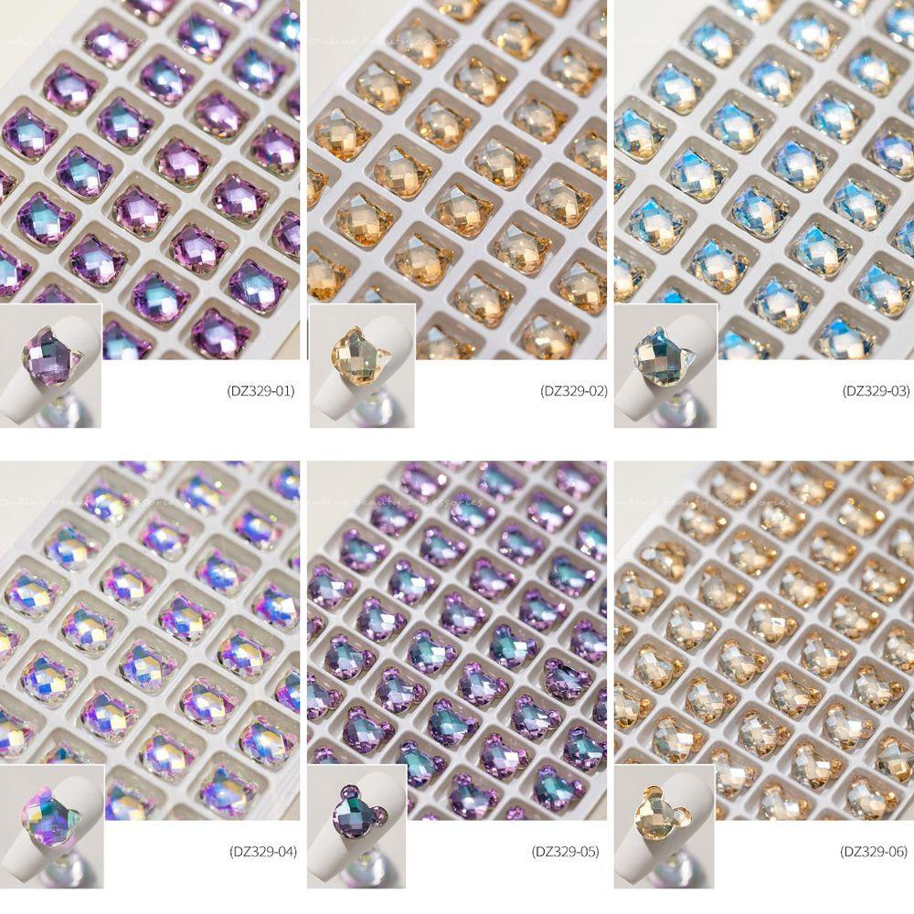 Miếng Dán Trang Trí Móng Tay Nghệ Thuật|Phụ Kiện Trang Trí Móng Tay Hình Động Vật Hoạt Hình Sáng Bóng|Phụ Kiện Trang Trí Hình Dạng Độc Đáo Sáng Tạo