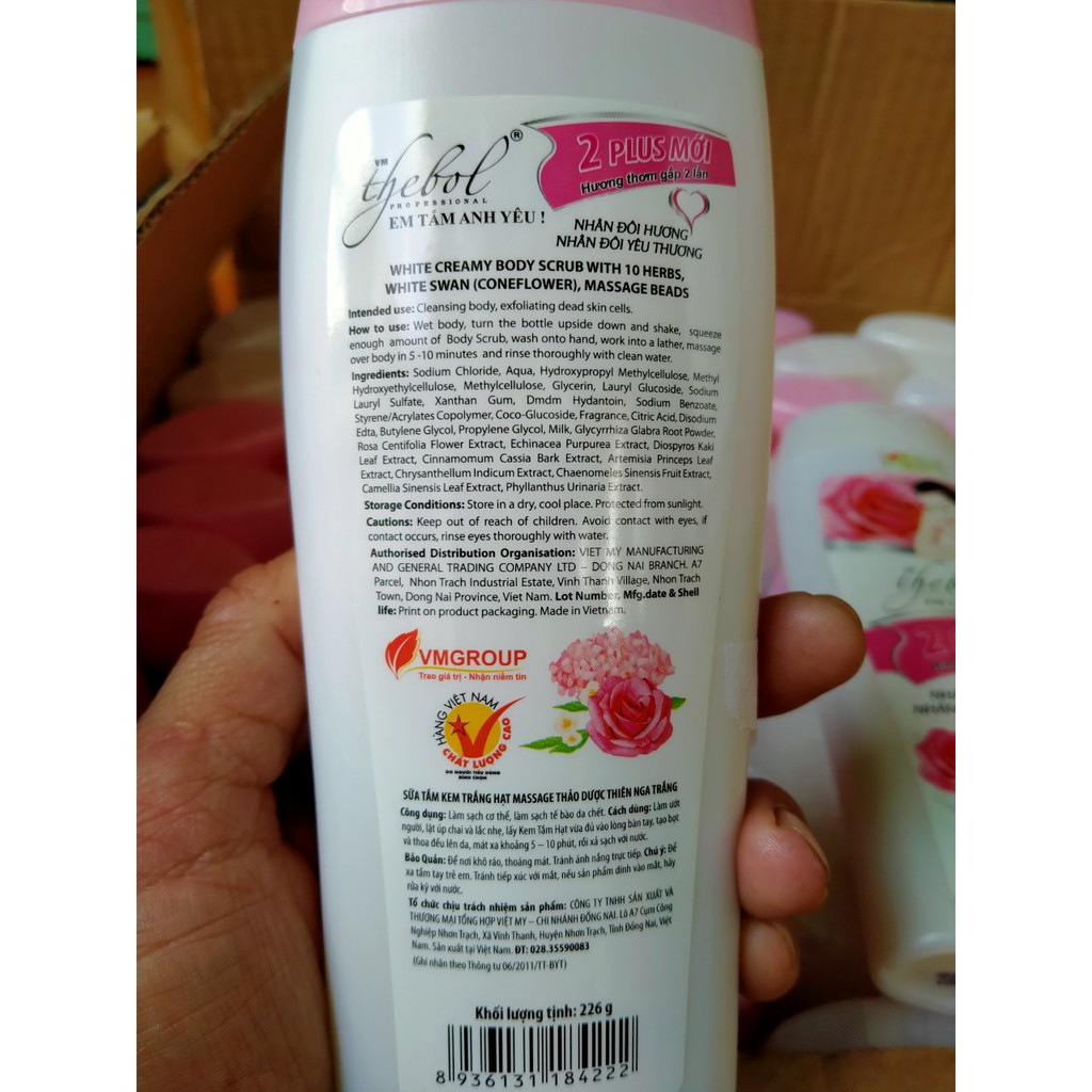 Sữa tắm trắng_da_thebol 226g | BigBuy360 - bigbuy360.vn