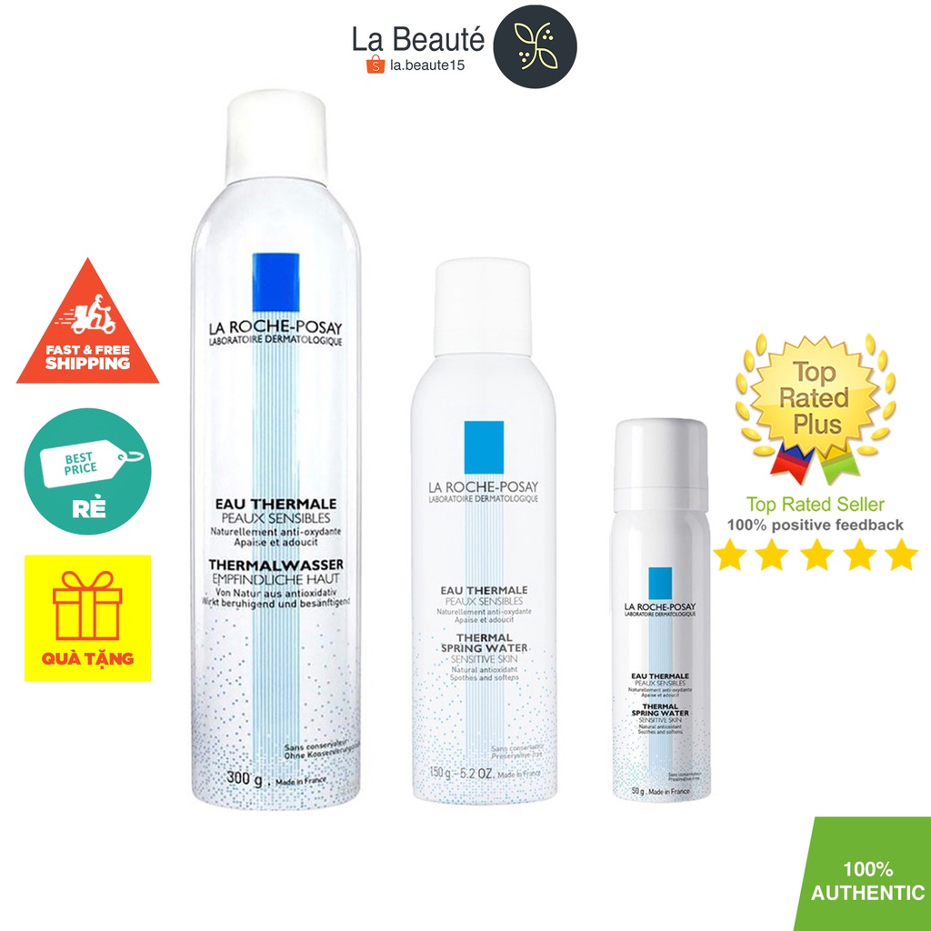 La Roche-Posay Eau Thermale Peaux Sensible Thermal Spring Water - Xịt Khoáng Cấp Nước Đủ Size