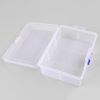 Plastic Rectangular Hardware Clear Tools Storage Jewelry Box-mat
