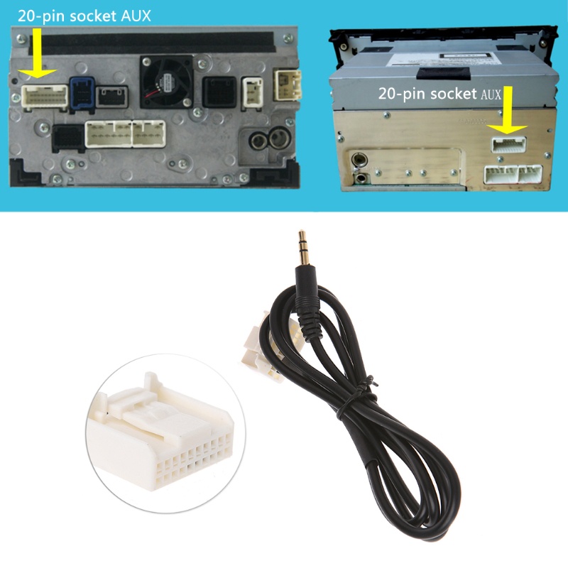 Cáp Chuyển Đổi AOTO 3 5MM AUX o Radio MP3 Cho Điện Thoại