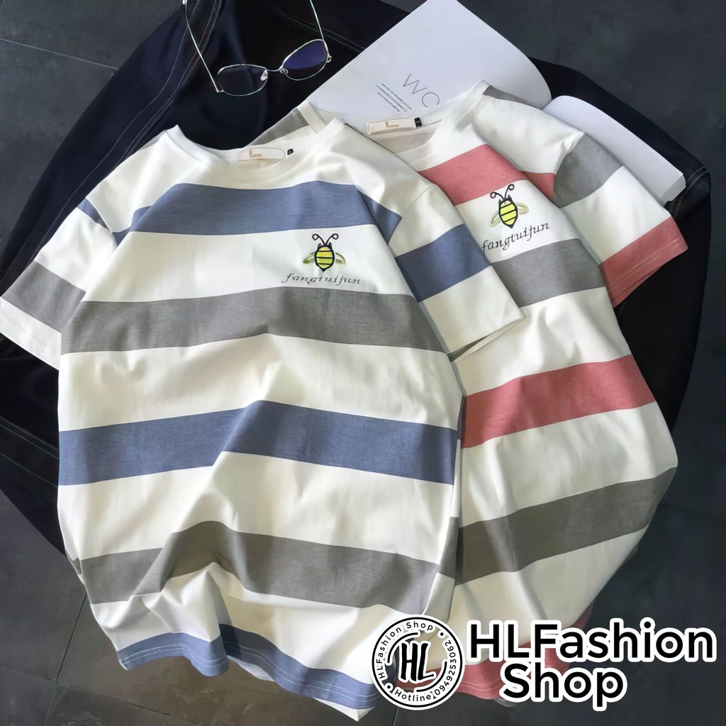 Áo thun tay lỡ form rộng chú Ong Fangtuijun, áo phông nam nữ size HLFashion