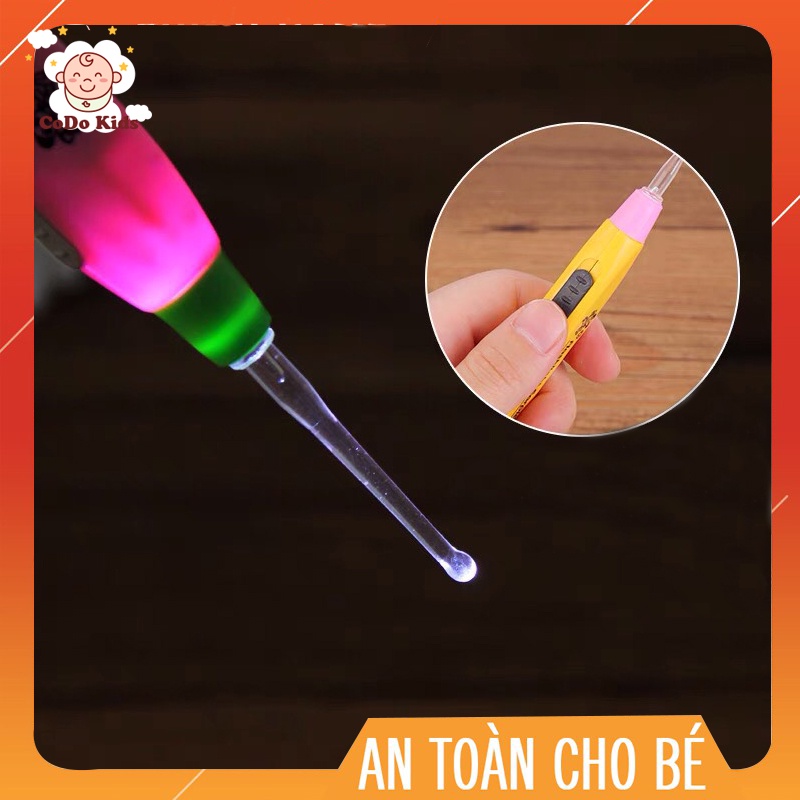Lấy Ráy Tai Có Đèn Siêu Tiện Lợi, Dụng Cụ Lấy Ráy Tai An Toàn Cho Bé