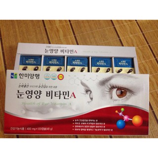 Viên bổ mắt vitamin A Hanmi 120 viên