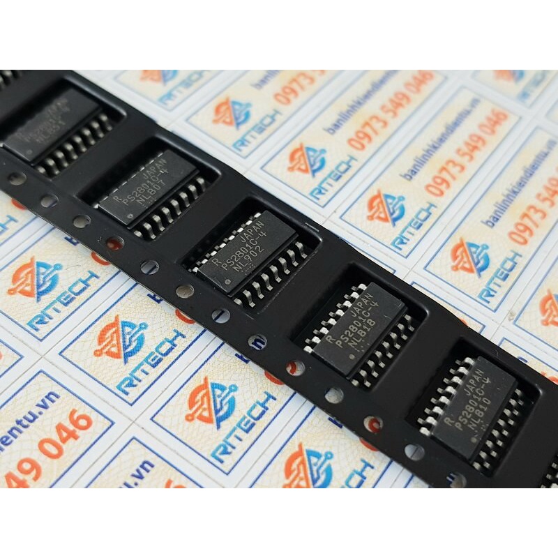 [Combo 3 con] Opto Cách Li Quang PS2801-4 PS2801 2801 SOP-16 16 chân dán
