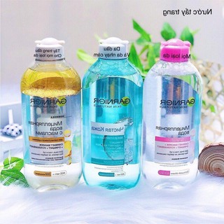 Nước tẩy trang Garnier Micellar -400ml-Công thức mới dành cho da nhạy cảm!