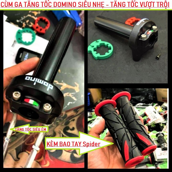 CÙM GA DOMINO XE MÁY SIÊU NHẸ SÀNH ĐIỆU + TẶNG CẶP BAO TAY CHÍNH HÃNG