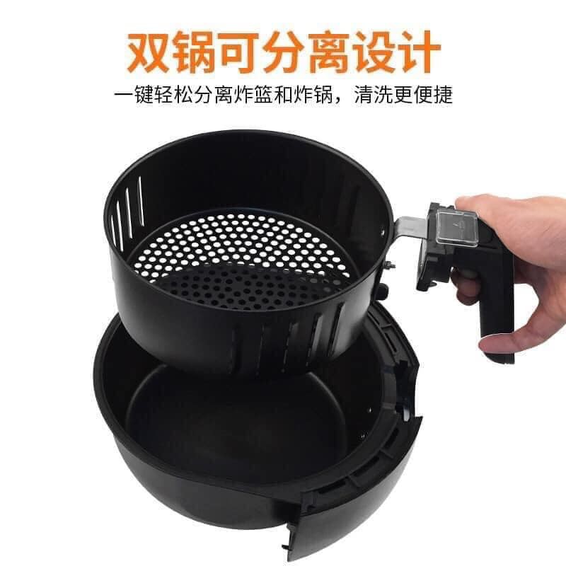 Nồi chiên không dầu KESHUAI 5.5L bảo hành 6 tháng