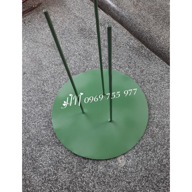 Chân đế sắt làm hoa voan khổng lồ