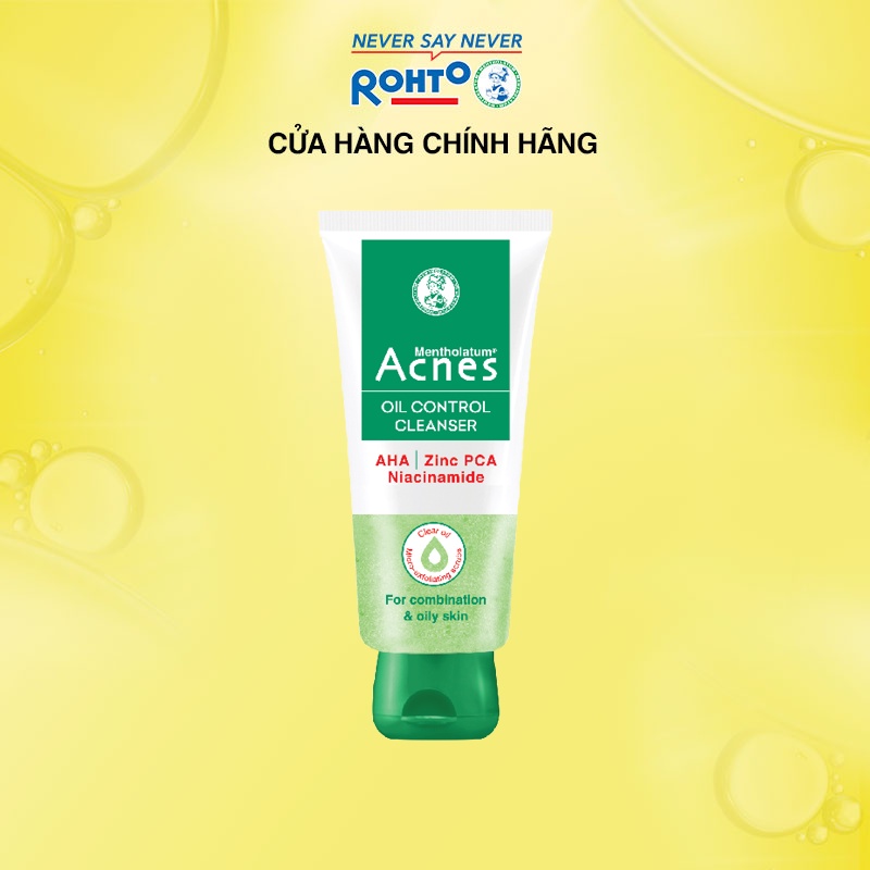 Gel rửa mặt kiểm soát nhờn ngăn ngừa mụn Acnes Oil Control Cleanser 100g