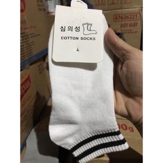 1 Đôi Tất Kẻ Hàn Quốc ( Ảnh Thật, Được Chọn Màu) (SOTIRIA)