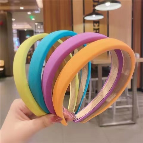 Băng Đô Xốp Màu Sắc Ngọt Ngào Phong Cách Dễ Thương Cho Nữ