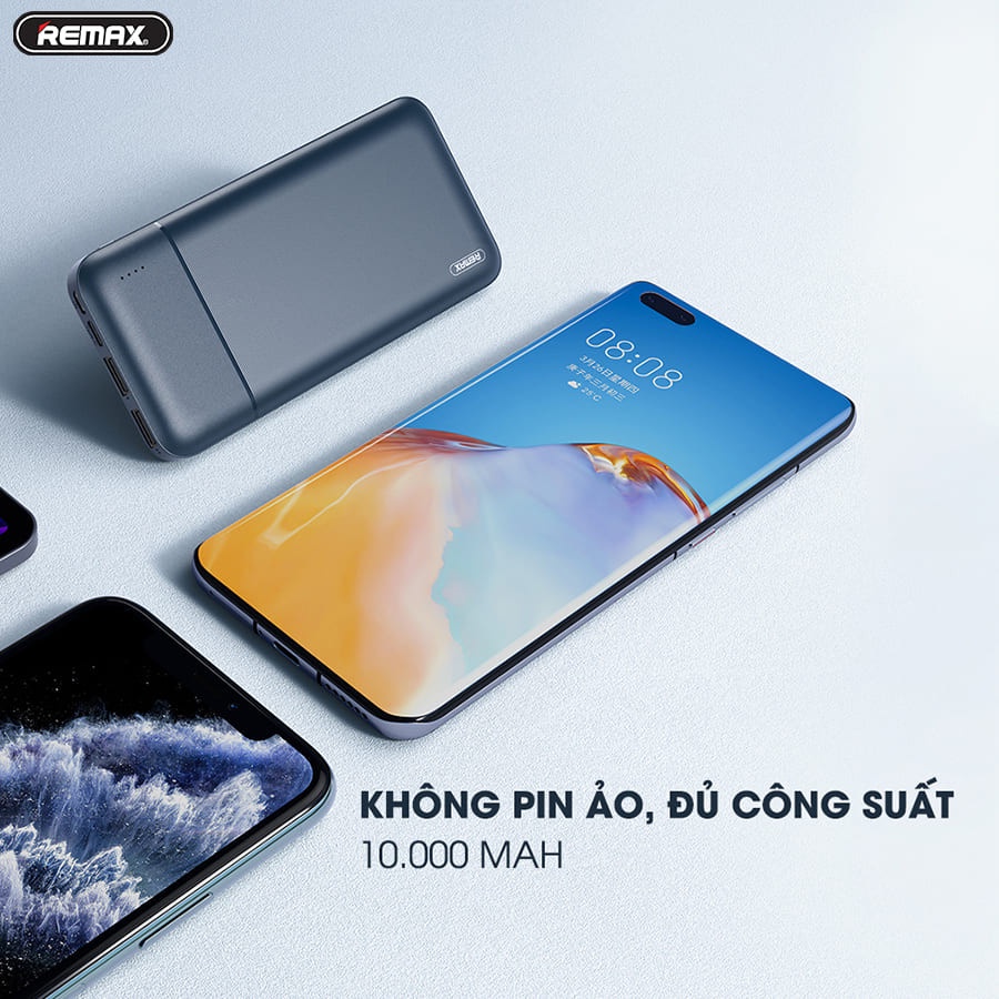 Pin sạc dự phòng Remax 10.000mAh 20.000mah model RPP-269 - Đen -Trắng - Hàng chính hãng