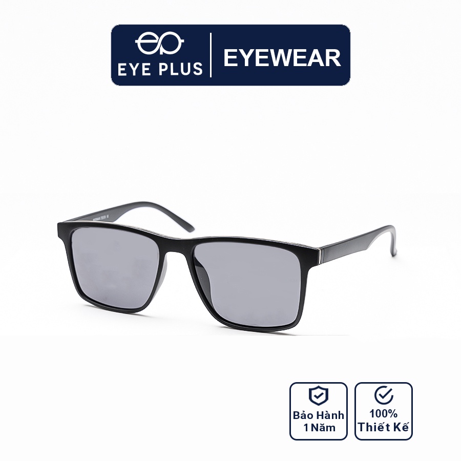 Kính râm nam thời trang EYE PLUS mắt vuông bản to Reeman 6200
