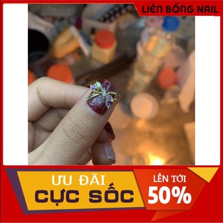 cham nơ baby lên móng bao đẹp