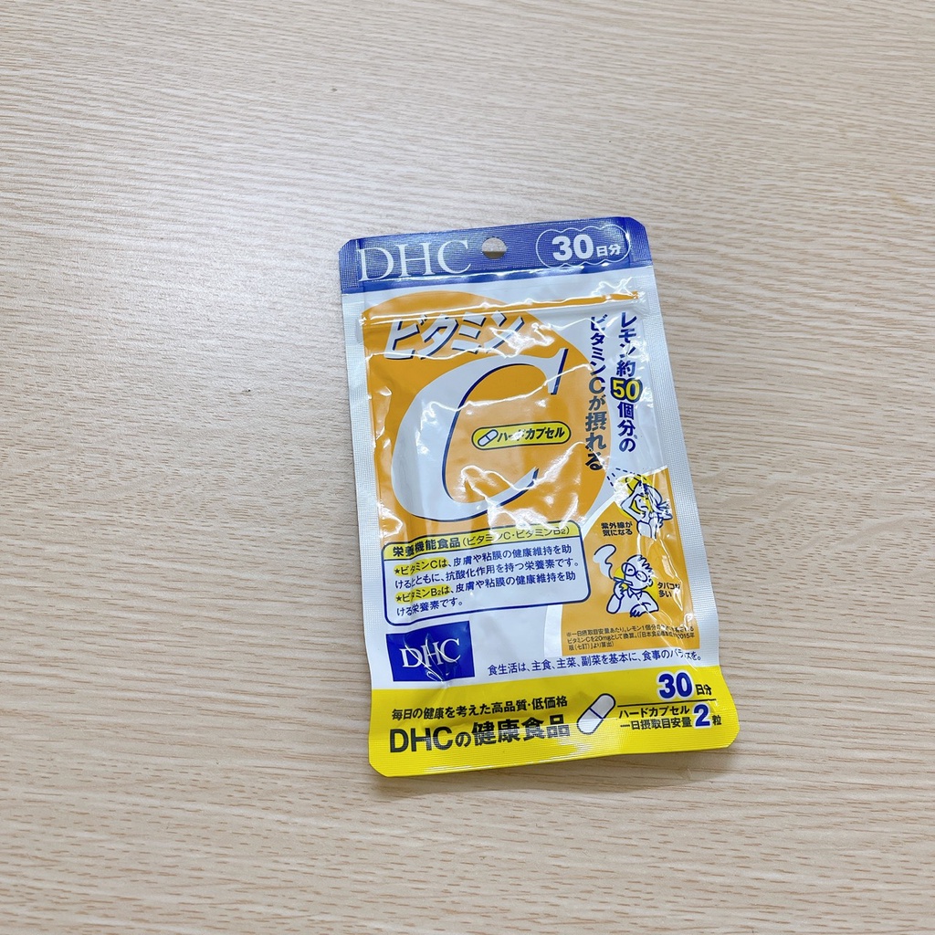 Viên Uống Trắng Da DHC Vitamin C Hard Capsule Nhật Bản 60 Viên - Giúp Sáng Da, Giảm Thâm Và Tăng Cường Sức Đề Kháng