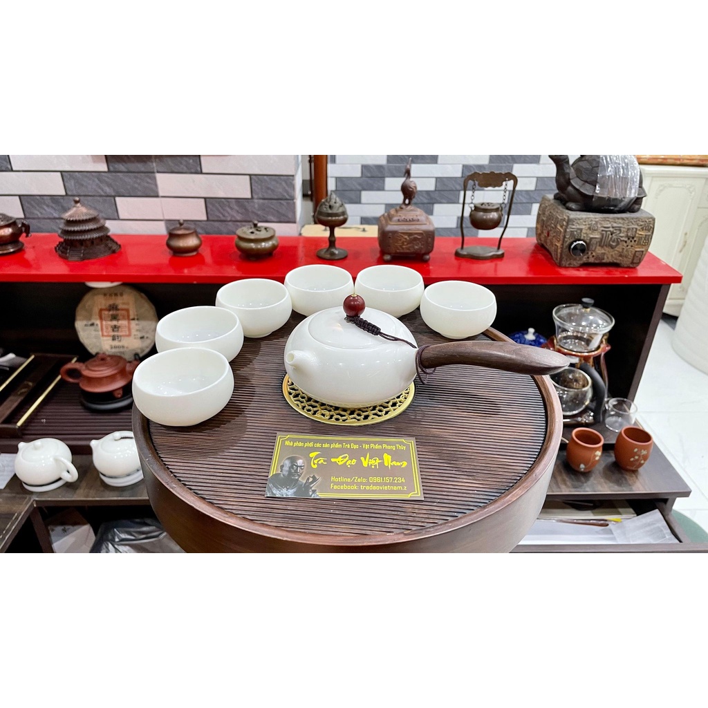 Bộ ấm chén Bạch Định