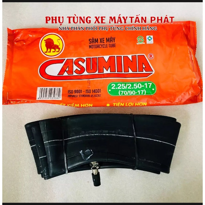 Ruột - Săm Xe Máy Casumina 225/250-17 các cỡ lốp dùng chung 225/2.50-17 70/100-17 cao su thương hiệu việt