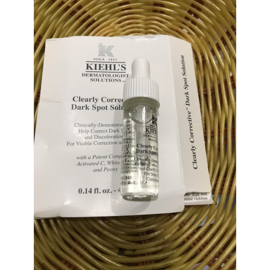 Serum dưỡng trắng trị nám Kiehls Corrective Dark Spot Solutiont 4ml
