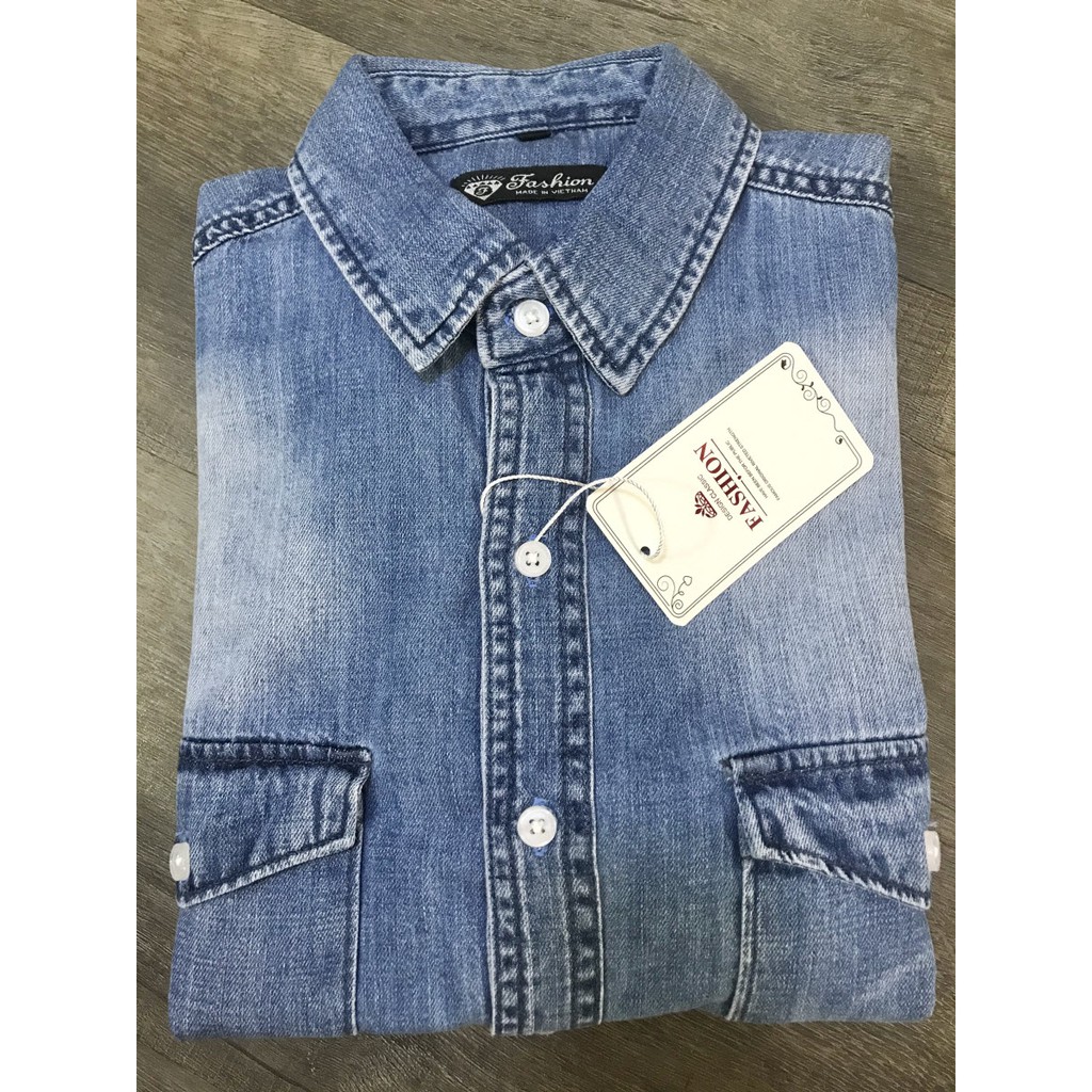 [FREE SHIP][SIZE ĐẾN 5XL] SƠ MI JEAN CHẤT MỀM CỰC ĐẸP