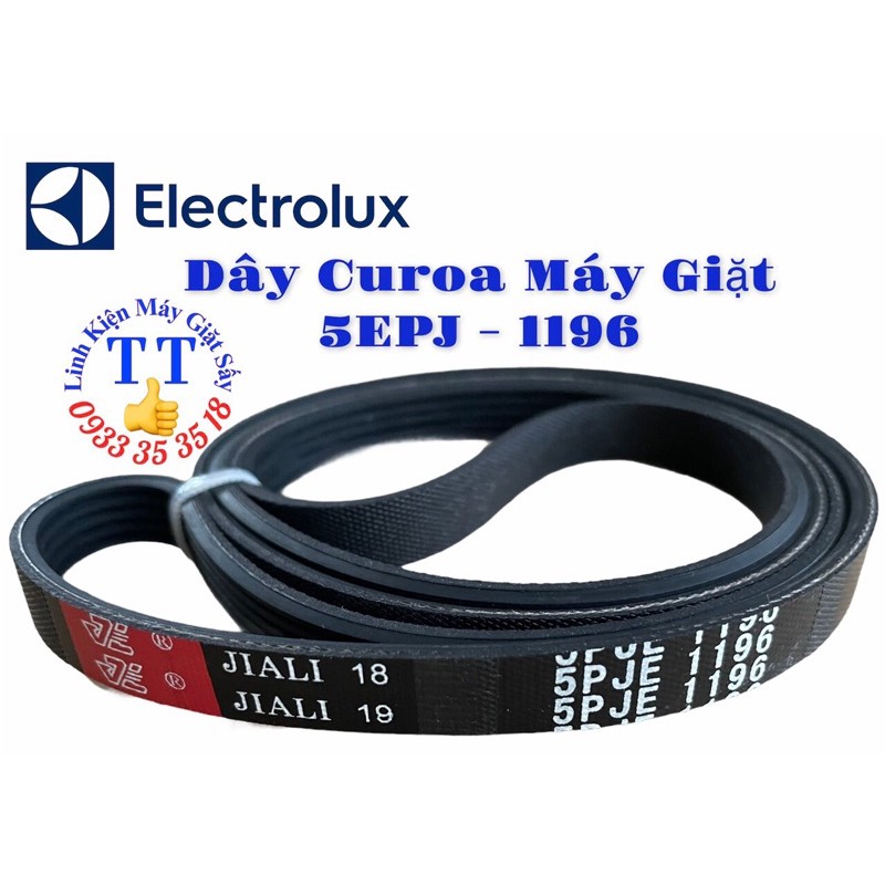 Dây Curoa 1196 - 5rãnh , máy giặt Electroluc 10741 - 10751 - 10932 ...