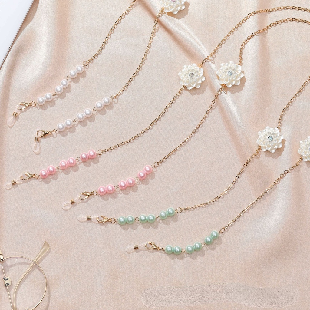 Dây Chuỗi Hoa Hồng Đeo Mặt Nạ Hóa Trang Hijab 2 Trong 1