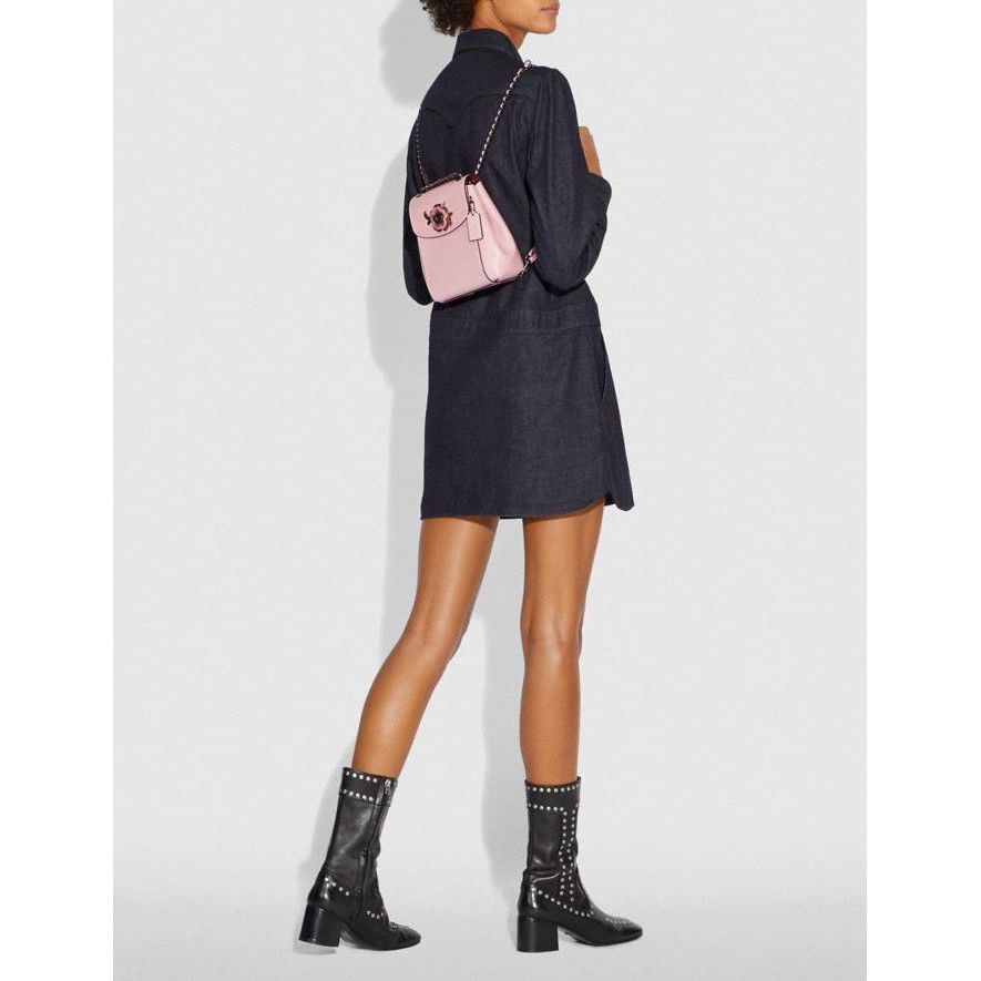 🌟HÀNG CHÍNH HÃNG- RẺ BẤT NGỜ🌟 BALO COACH HOA TRÀ- NEW