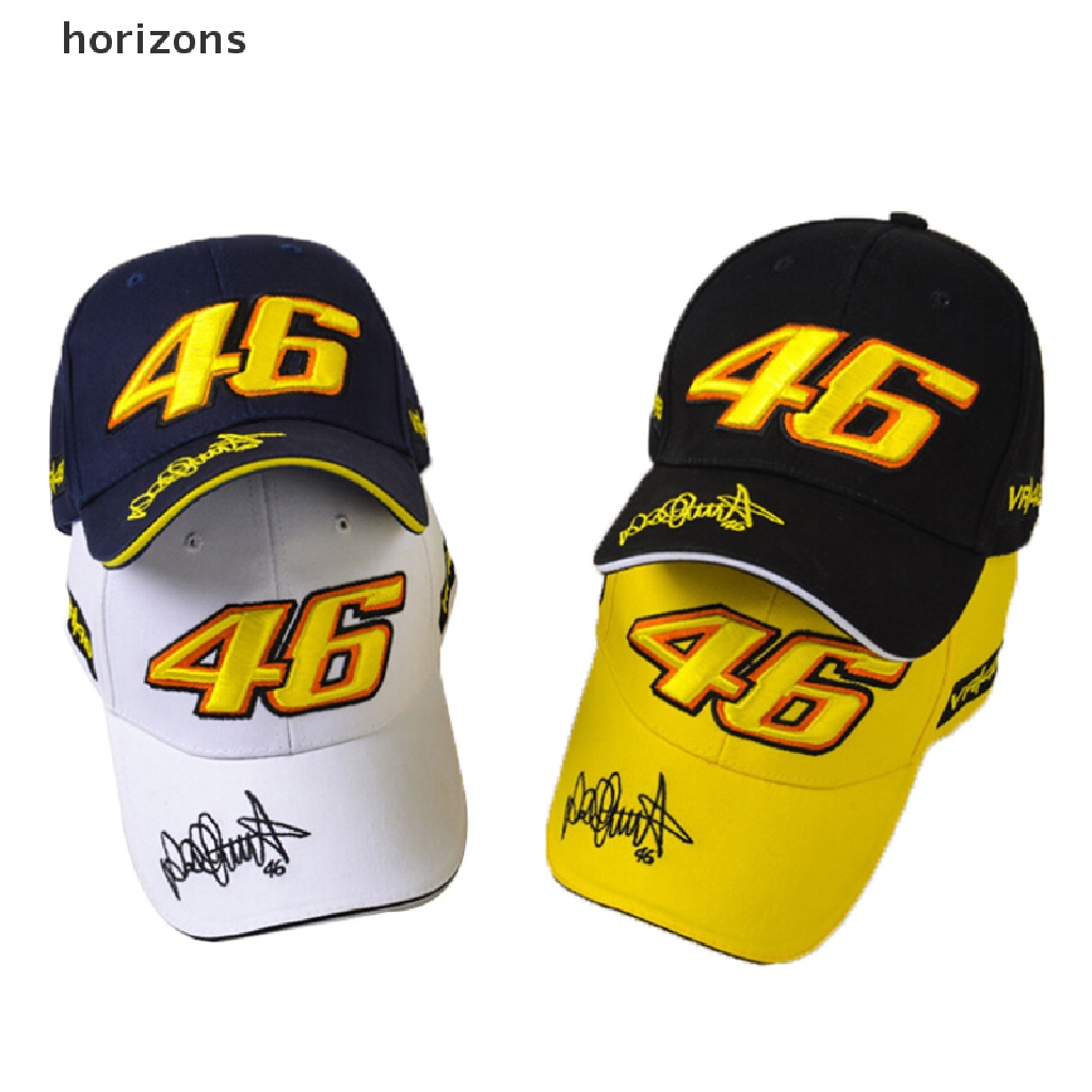 Racing Cap Hat Car Motocycle Racing MOTO GP VR 46 Rossi Embroidery Baseball Cap (h)