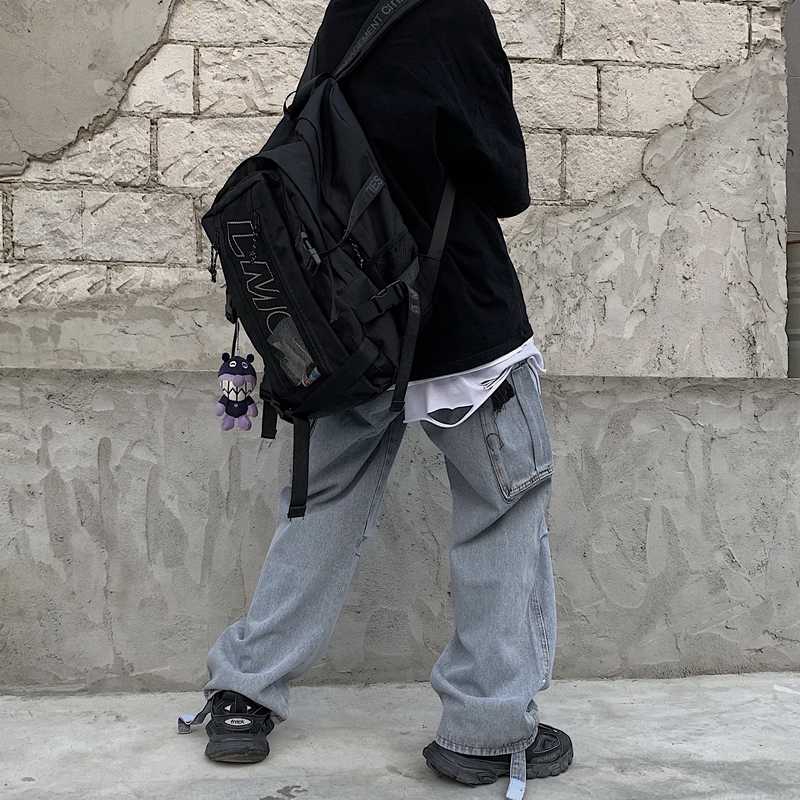 13992 Korean retro Harajuku style loose trend straight jeans | BigBuy360 - bigbuy360.vn