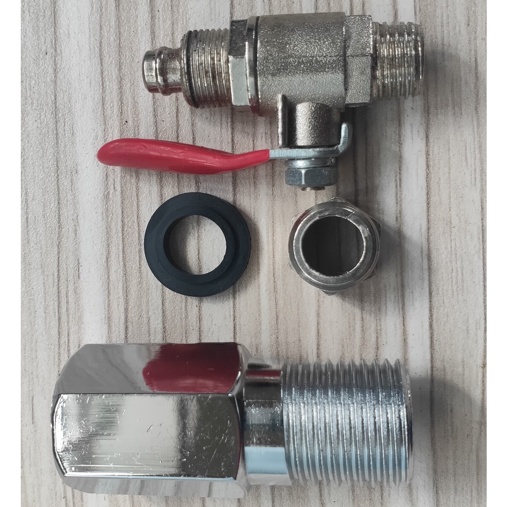 Khóa chia nước đầu ren 21 vào dây phi 10 cấp cho máy lọc nước, bộ chia nước , khẩu khóa máy lọc nước
