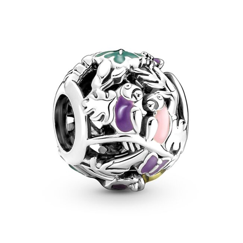 Mặt Dây Chuyền Hình Bạch Tuộc Màu Bạc Thời Trang Cho Nam Và Nữ