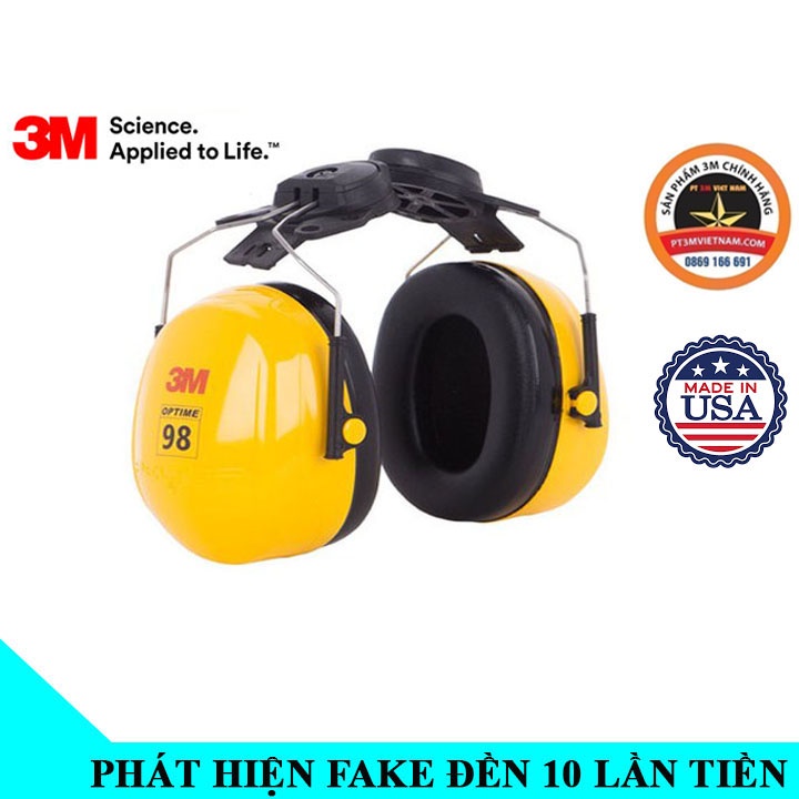 Chụp tai chống ồn gắn mũ 3M H9P3E