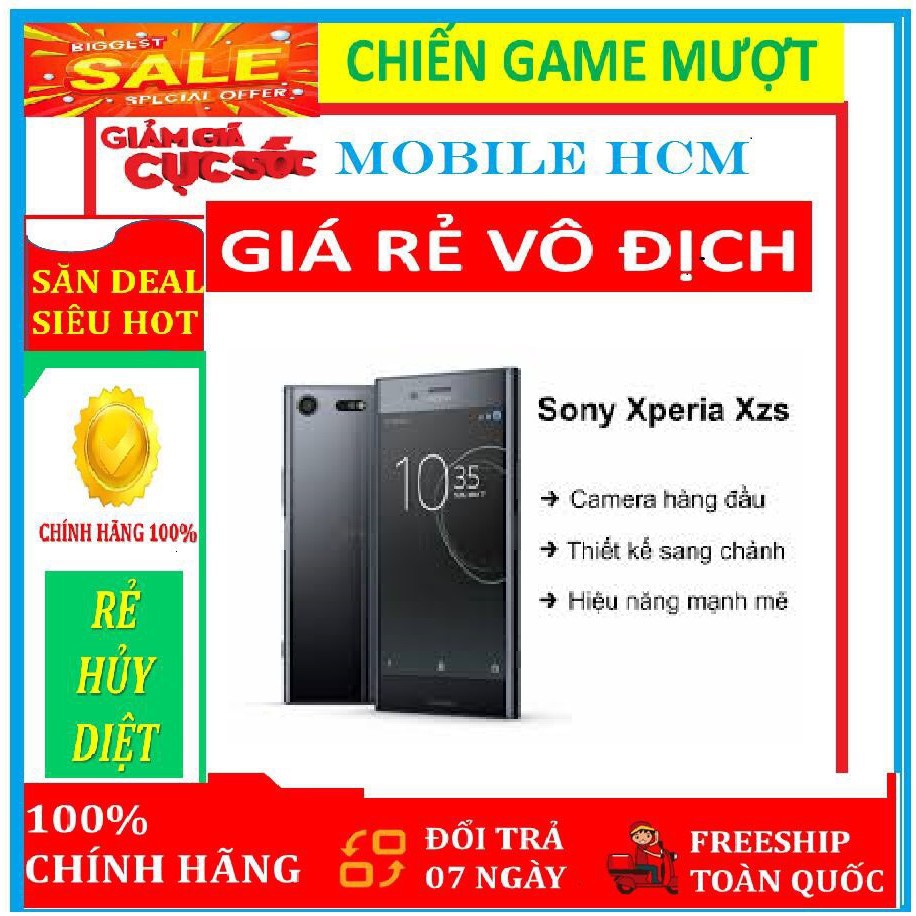 điện thoại Sony Xperia XZs CHÍNH HÃNG ram 3G/32G mới - Chơi PUBG/Free Fire mướt