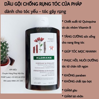DẦU GỘI KLORANE CỦA PHÁP - GIÚP TÓC CHẮC KHỎE