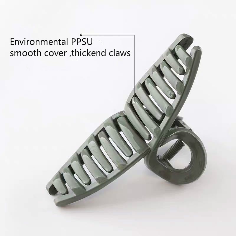 Kẹp Tóc Càng Cua / Kẹp Tóc Càng Cua Bằng Acrylic Màu Trong Suốt Kiểu Dáng Hình Học Tối Giản Cho Nữ