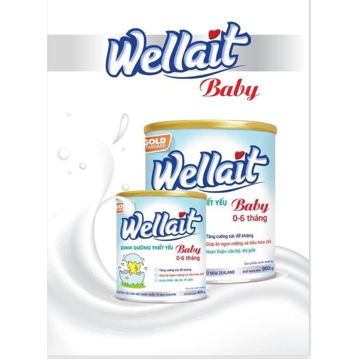 WELLAIT BABY - Sữa dinh dưỡng thiết yếu cho trẻ từ 0 - 6 tháng tuổi