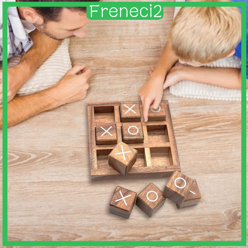 Bộ Đồ Chơi Board Game Tic Tac Bằng Gỗ Freneci2