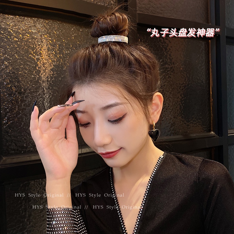 Phụ Kiện Kẹp Tóc Đính Quả Bông Và Dây Tua Rua Xinh Xắn Cho Nữ