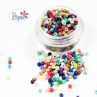 1000 viên hạt cườm thủy tinh mix màu