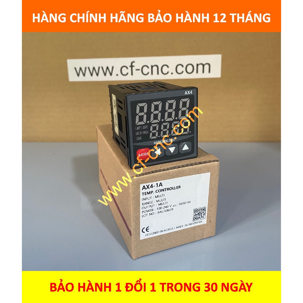AX4-1A Đồng hồ điều khiển nhiệt độ Hàn quốc HANYOUNG NUX