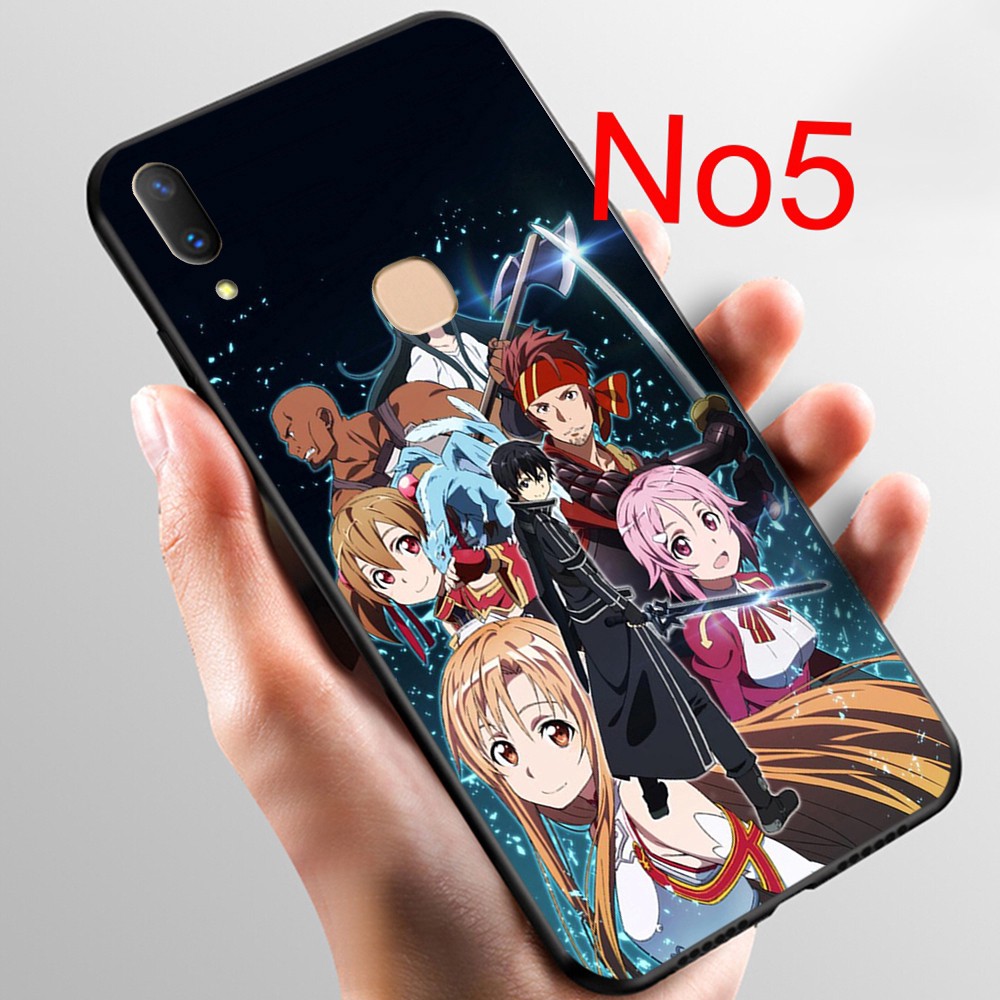 Ốp Điện Thoại Mềm Hình Anime Sword Art Online 4no Cho Iphone 12 Mini 11 Pro Max Se 5 5s Xr