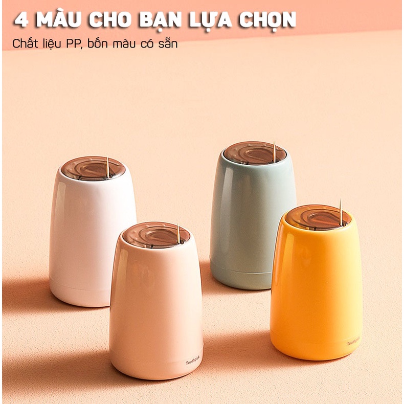 Hộp Đựng Tăm Nhấn Tự Động Lấy Tăm Thông Minh Cao Cấp Toothpick DOKEY99