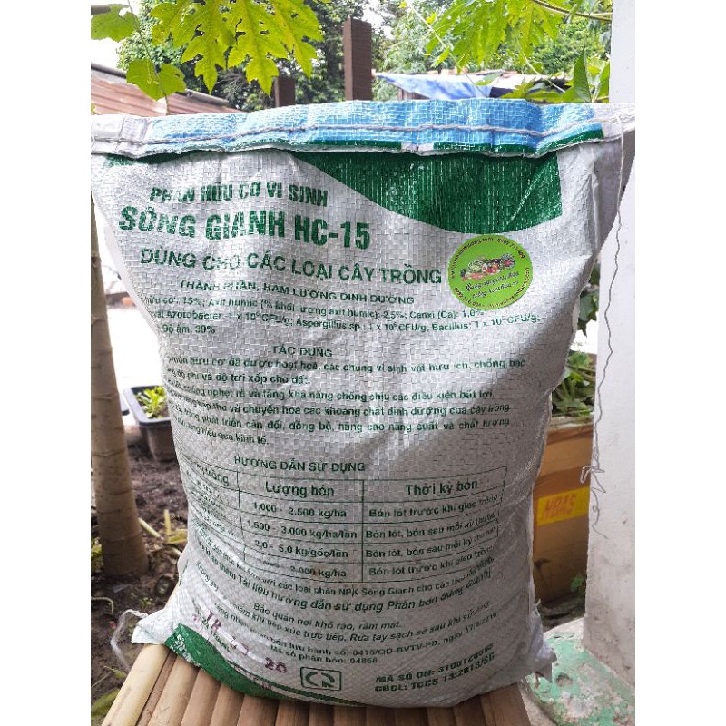 1 Kg Phân Hữu Cơ Sông Gianh Chia lẻ, cải Tạo, Bón Lót, Bón Thúc cho Hầu hết Cây