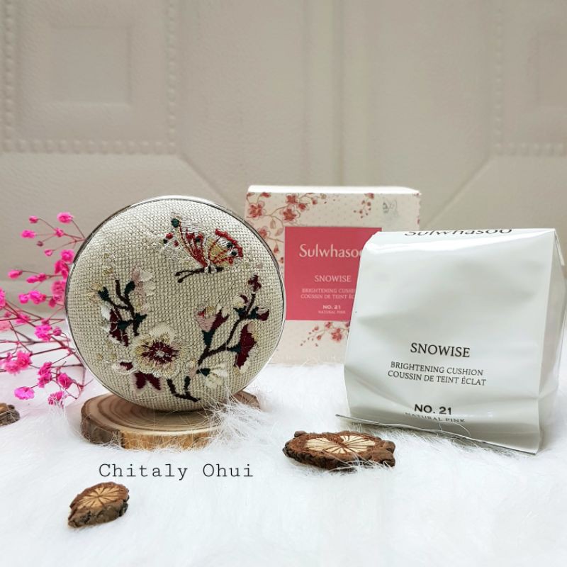 🌸[Phiên bản Limited] Phấn Nước Sulwhasoo snowies Brightening Cushion (15g x 2)